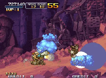 Metal Slug X - Super Vehicle-001 screen shot game playing